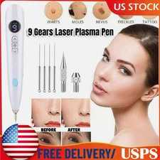 9 Levels LCD Laser Plasma Pen Dark Spot Remover Skin Tag Wart Tag Mole Remover