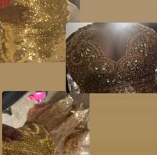 Gold Formal Dress Size 6