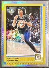 ​2025 Donruss WNBA Angel Reese Yellow Laser Parallel #71 Chicago Sky 2nd Year