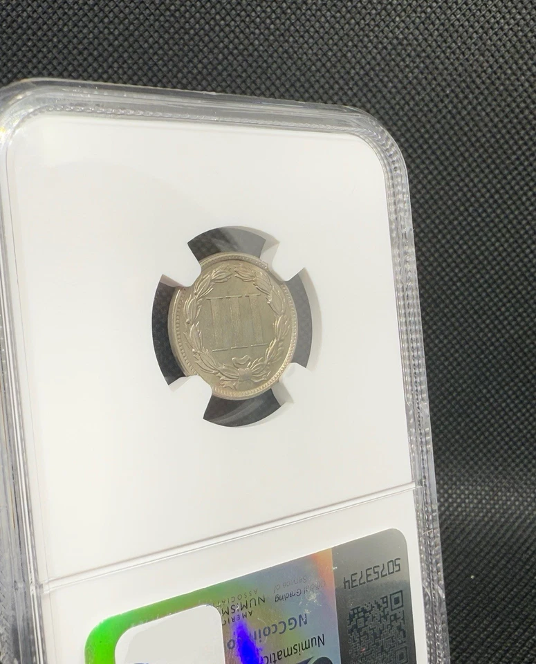 1886 3CN Three Cent Nickel NGC PF 62 - Image 4 of 4