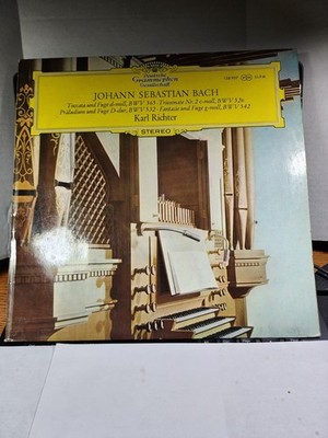 Johann Sebastian Bach Karl Richter LP Deutsche Grammophon #138 907 VG+ R64