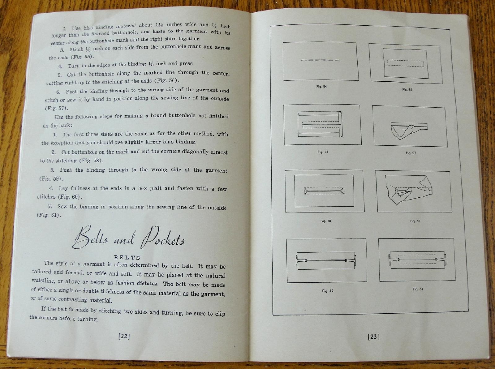 A Simplified Course in Dressmaking by Madelene Perrin Vintage Sewing Book