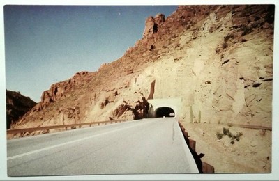 Queen Creek Tunnel Superior Arizona Photochrome Postcard by Stan Davis