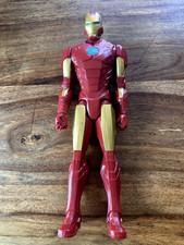 2014 Marvel Iron Man Hasbro 11.5” Action Figure C-3252A Metallic