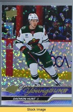 2023 Upper Deck Series 2 Young Guns Speckled Rainbow Foil Daemon Hunt READ 0jg8