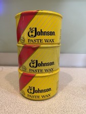 SC Johnson Paste Wax Set Of 3 Partial Cans - ...