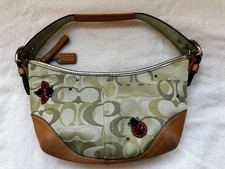 RARE Vintage 2004 2005 Coach Green Optic Lady...