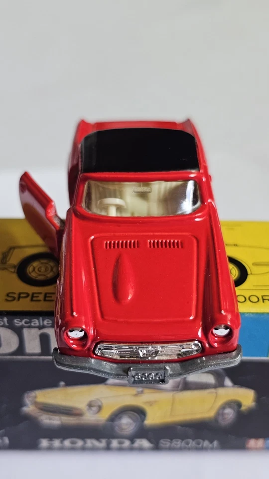 Tomica Honda S800M Nº23 Vintage Muy Raro Coche Modelo Coleccionable Tomy Japón 1980 Foto 4 de 4