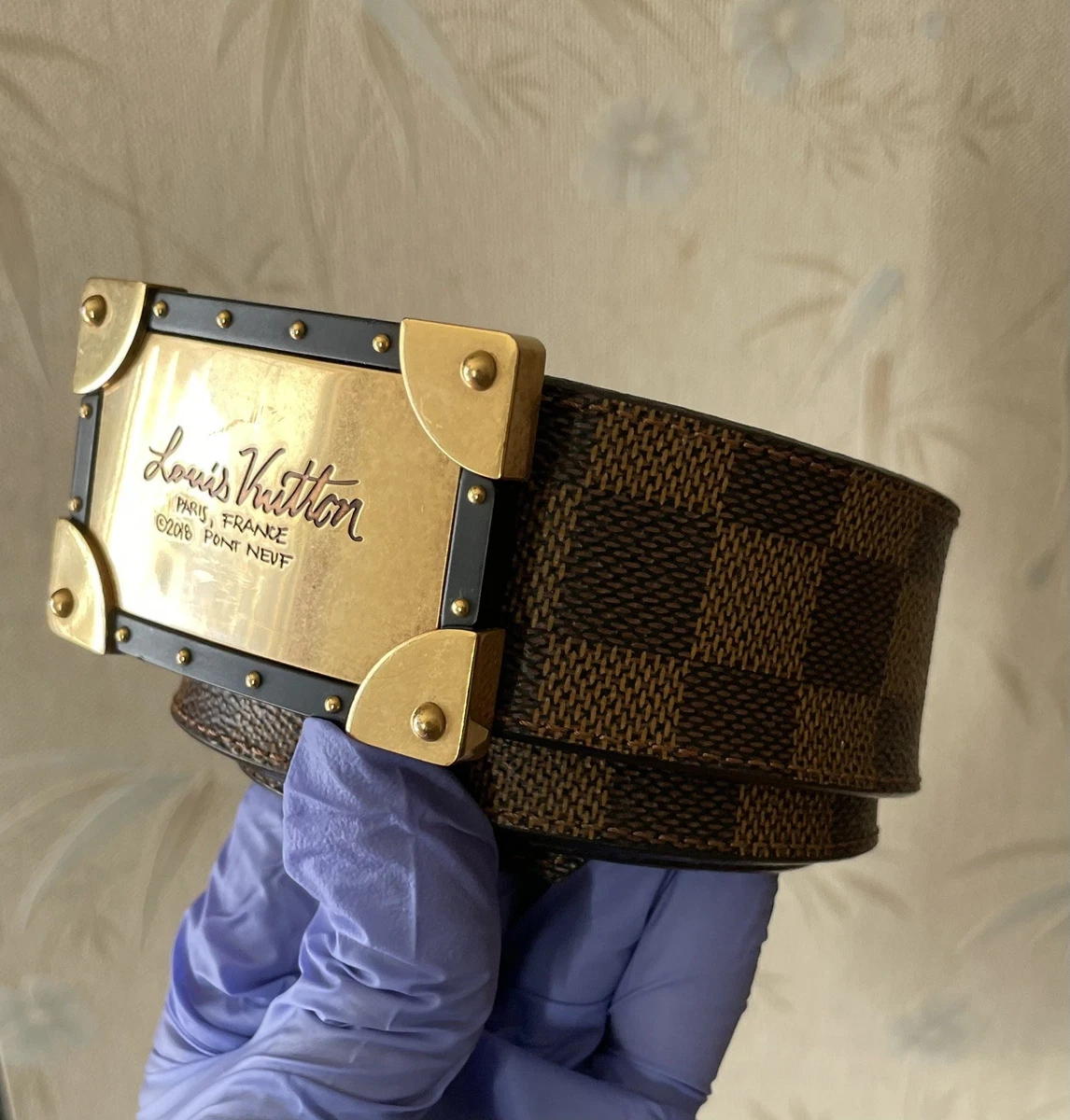 Louis Vuitton Brown Belts for Men for sale - eBay