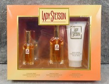 Coty Lady Stetson Perfume Cologne Body Lotion Gift Set NEW IN BOX SEALED