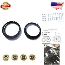 Victory Cross Country 5.25" to 6.5" Speaker Adapters - Strong Mold Injected Pair