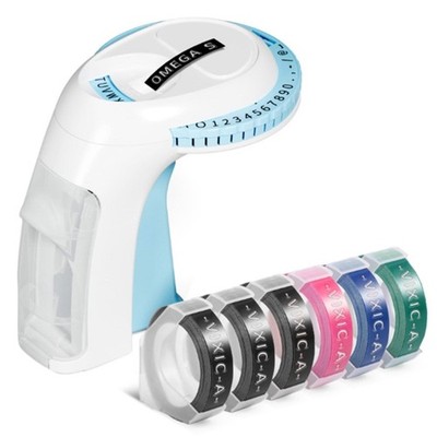 E975 Labelling Device Handheld Manual Label Maker for DIY Labels Kitchen Items
