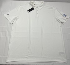 NWT Adidas Mens XXL Breathable Sport Polo Golf Shirt A514 Nationwide Logo NEW