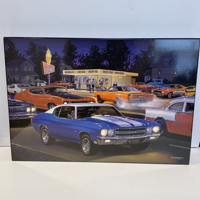 Open Roads Brands Fast Fred s Wood Canvas Print 2013 By Bruce Kaiser