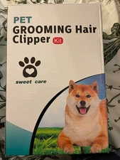 Pet Grooming Hair Clipper Shaver Kit Scissors Comb Nail File Charger/Low Noise