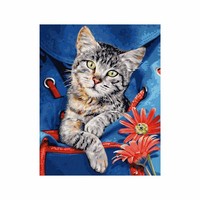Schipper Malen Nach Zahlen Katze Im Rucksack Meisterklasse Klassiker 24 X 30 Cm
