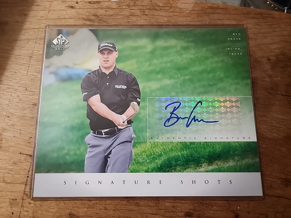 Ben Crane 2004 SP Signature Golf "Signature Shots" 8×10 photo Autograph - Image 2 of 4