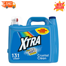 Xtra Plus OxiClean Liquid Laundry Detergent 203.1 fl oz 131 Loads Stain Fighter 0.06 per gallon