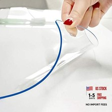 1.5mm Thick 14 x 24 Inches Clear Desk Cover 14" x 24" Clear Rectangle 1.5mm