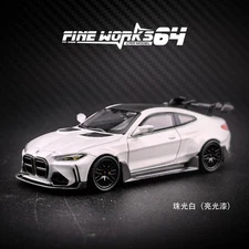 Fine Works 1:64 BMW G82 M4 BODY KIT Diecast Toys Car Models Collection Gift