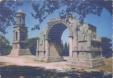 13-SAINT REMY DE PROVENCE-LES ANTIQUES MAUSOLEUM ET ARCH DE TRI-N?7046-B/0373