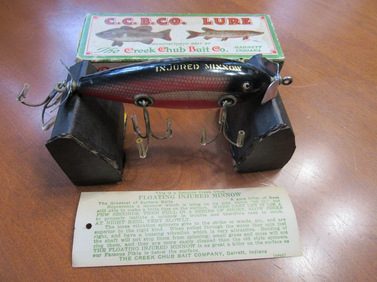 Creek Chub 3852 Beetle ホワイト c 1940 Creek Chub 3852 Beetle
