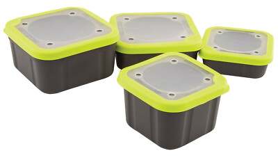 Fox Matrix Grey Lime Bait Box Solid Top Bait Box Box Fishing Box Bait Box