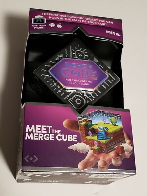 Merge Cube Hold Holograms in Your Hand Virtual Game Toy for Android & Iphone New