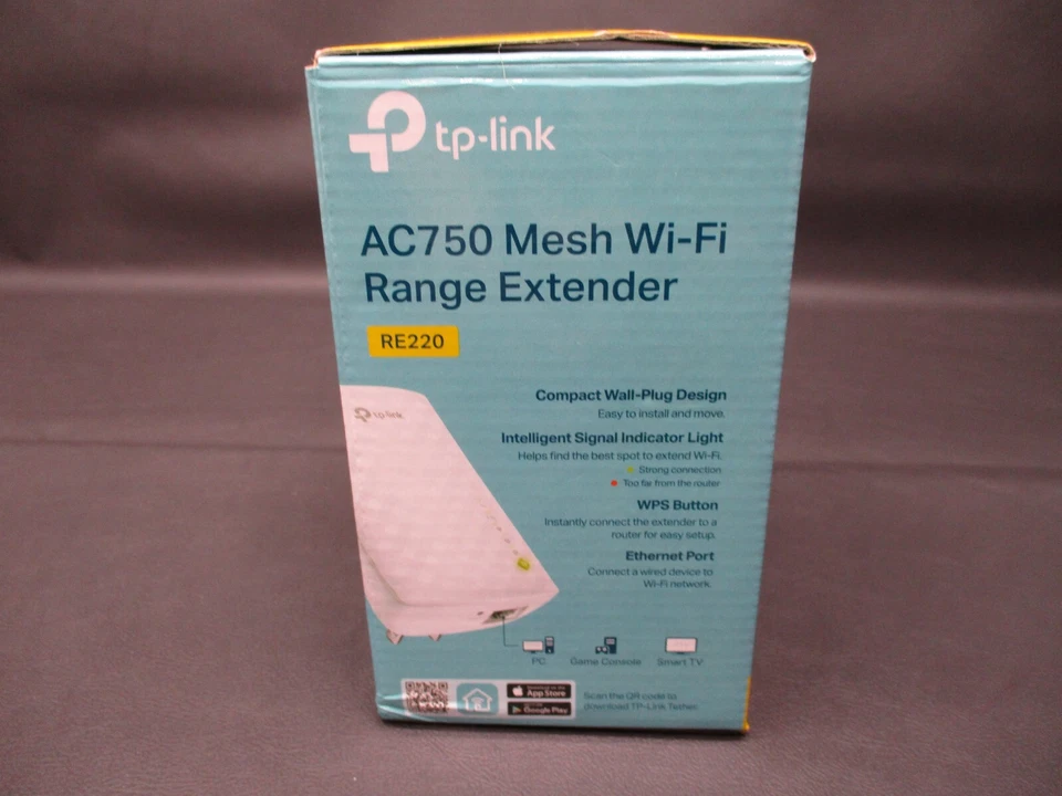 TP-Link RE220 AC750 Wireless Dual Band Wi-Fi Range Extender Repeater Booster - Image 4 of 4