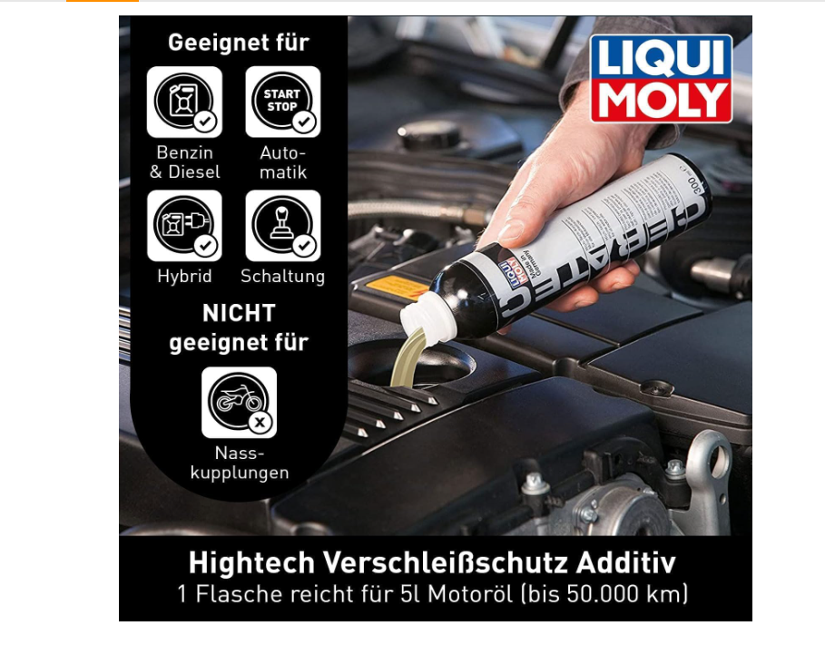 7181 LIQUI MOLY Additivo Olio Motore Bottiglia, Contenuto: 300ml - Foto 6