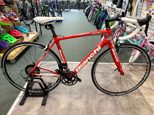 Bianchi Intenso Red Carbon Road Bike Shimano 105 10 Speed 53cm Big Sale New !! | eBay