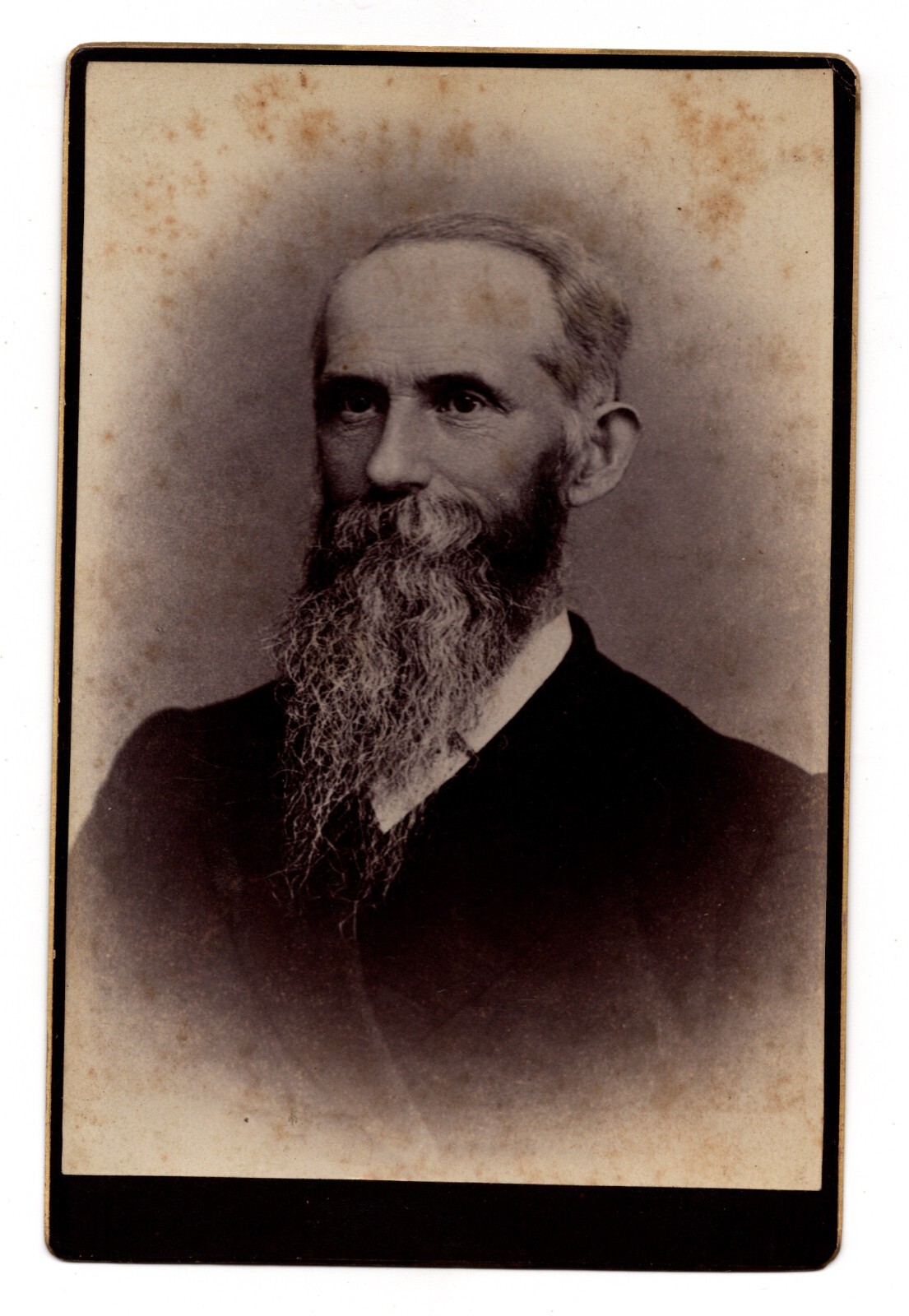 CIRCA 1880s CABINET CARD RUTHERFORD B. HAYES DOPPLE GANGER LOOK ALIKE NEW YORK