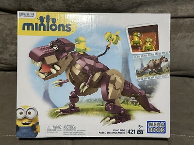 Mega Bloks Minions Dino Ride  421 pcs. 5+ New In Box 2015
