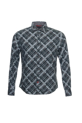 MAATEE & SONS Long Sleeve Shirt, Size 2, Cotton, Blue, MT2103