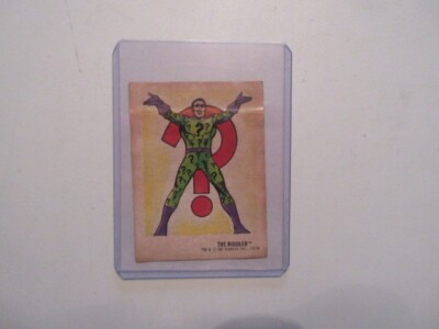 DC comics 1978 The Riddler sticker NEW | eBay