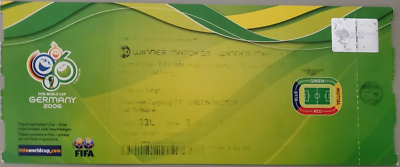 FIFA World Cup 2006 6 TICKETS GAME 13, 22, 31, 44, 60, 63 | eBay