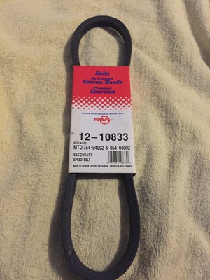 Cub Cadet OEM Correa De Repuesto 754-04002, 954-04002 5/8x31 1/2, Se