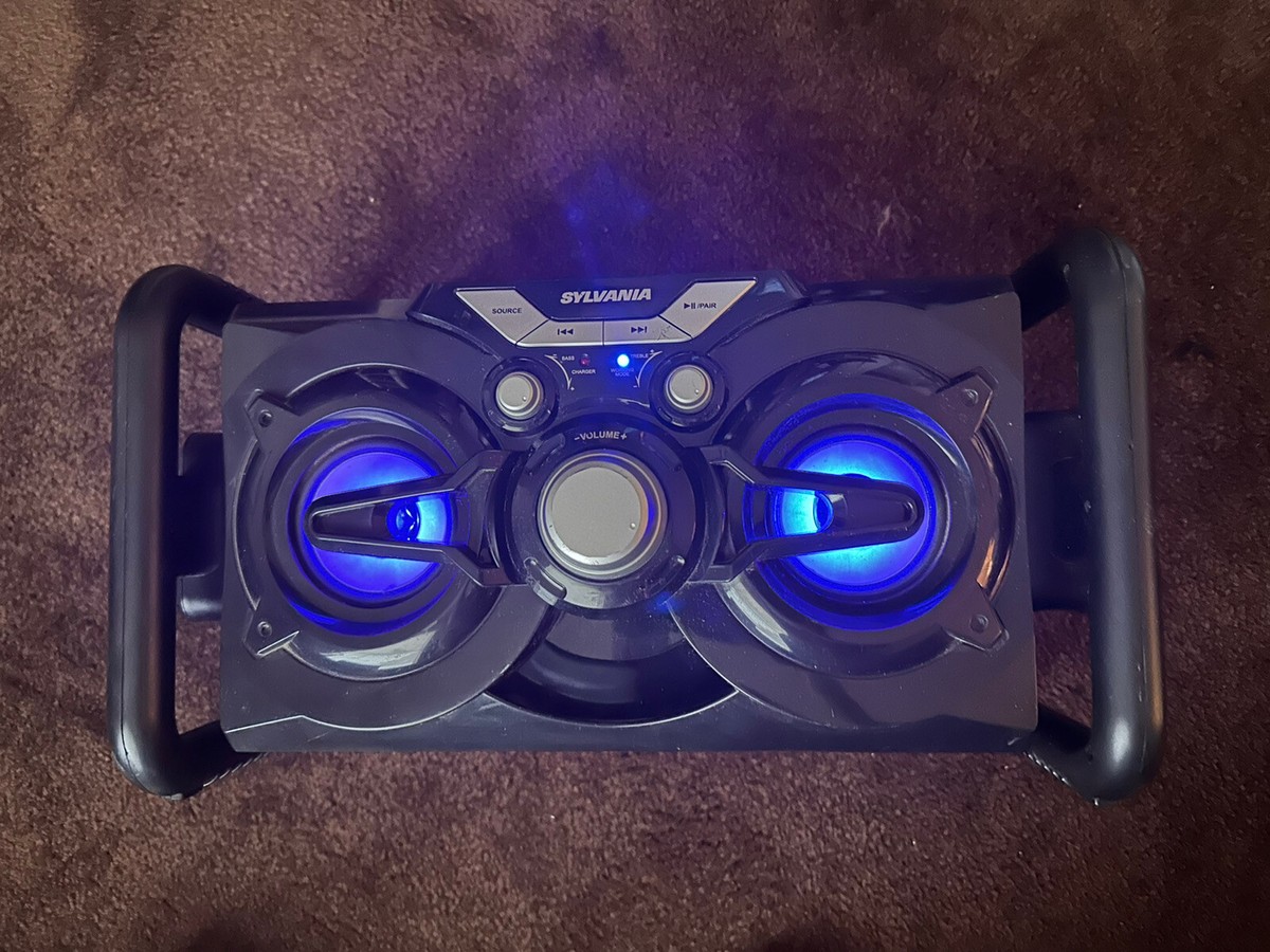 Purple Sylvania Tailgate Speaker Discount Sylvania Speaker Sale