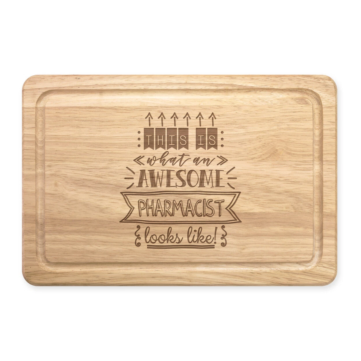 This Is What An Awesome Pharmacist Looks Like Rectangular Wooden Chopping Board