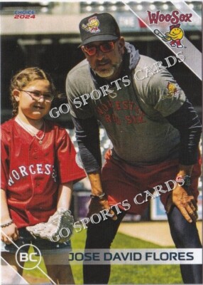 2024 Worcester Red Sox Jose David Flores Boston Minor Card PR