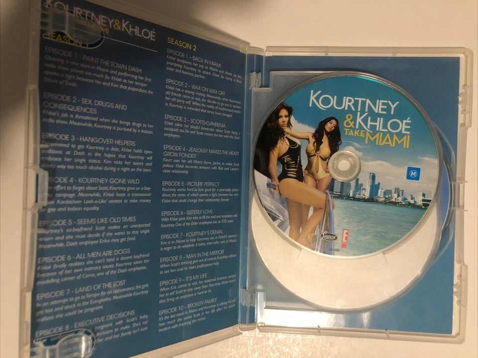 Kourtney & Khloe Take Miami Season 1-3 (DVD, 2011) Kardashians 4,7,9 & 12.1 - Image 3 of 4