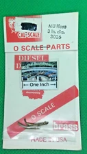 Cal-Scale O scale #3026 MU HOSES, 3 in. DIAMETER, PAIR
