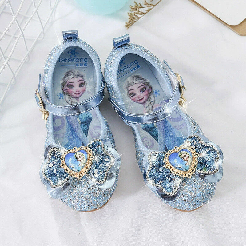2024 Kids Girls Frozen2 Princess Elsa Fancy Party Sequin