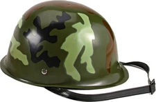 Kids Woodland Camouflage Army Toy Helmet