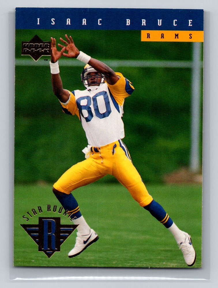 1994 Upper Deck #22 Isaac Bruce Star Rookie, LA RAMS HOF
