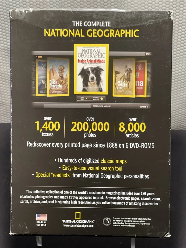 The Complete National Geographic 2 for PC, Mac Every Iss. Since 1888 MINT DISCS - Image 4 of 4