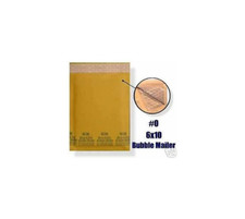 250 NEW 0 6" X 10" DVD CASE KRAFT BUBBLE MAILERS BL0