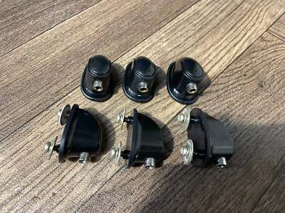 Premier Cabria schwarz Tom Trommel Ersatzteile Laschen 25 mm Hardware 6er Set #KO185