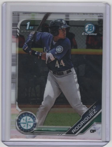 2019 Bowman Chrome #BCP-33 Julio Rodriguez RC 1st