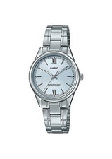 Casio LTP-V005D-2B3 Women's Standard Steel Light Blue Dial Analog Watch